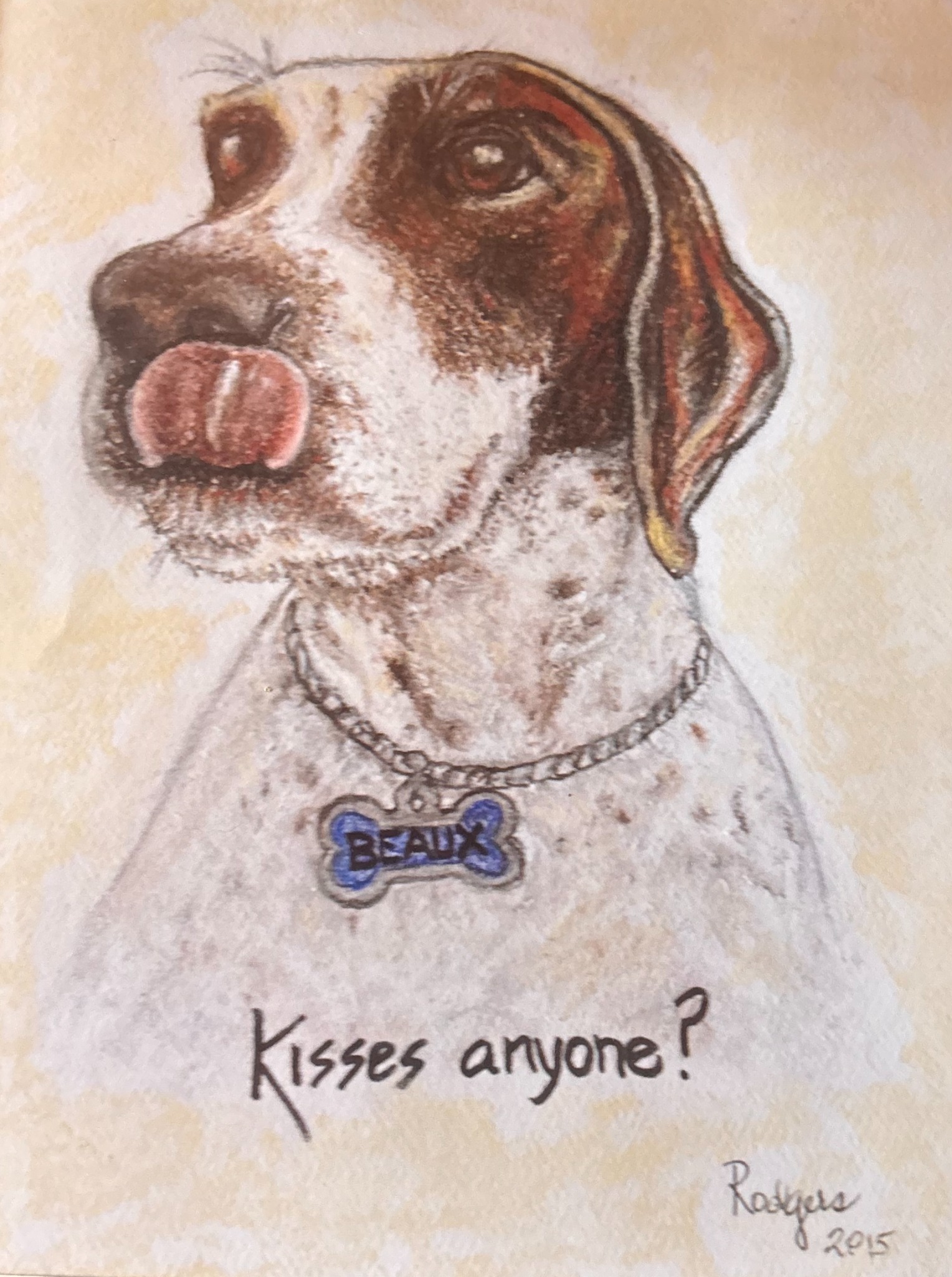 Painting Beaux-Kisses-Anyone