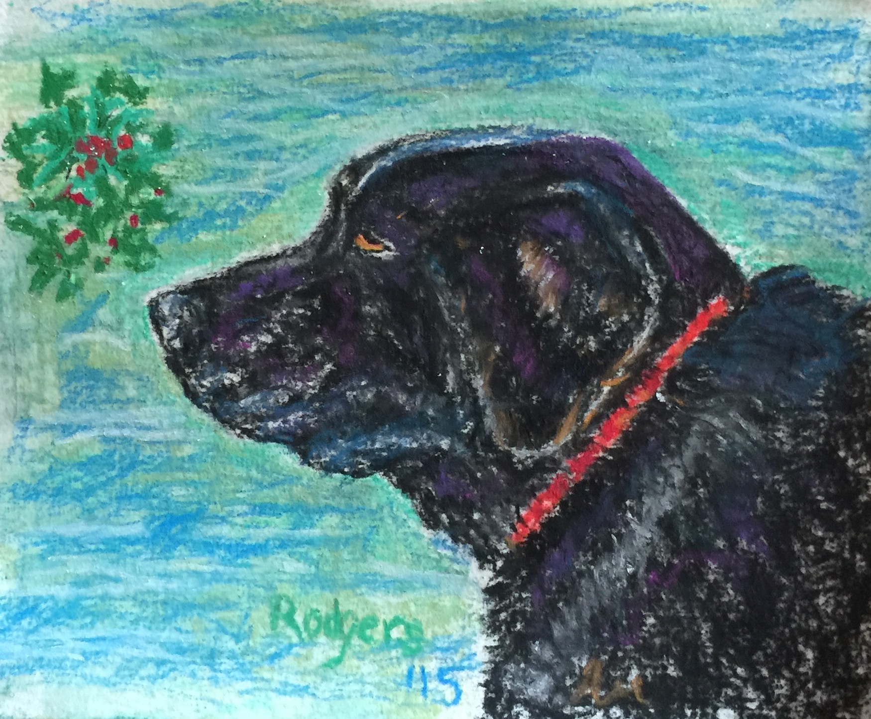 Holiday greeting card design 3