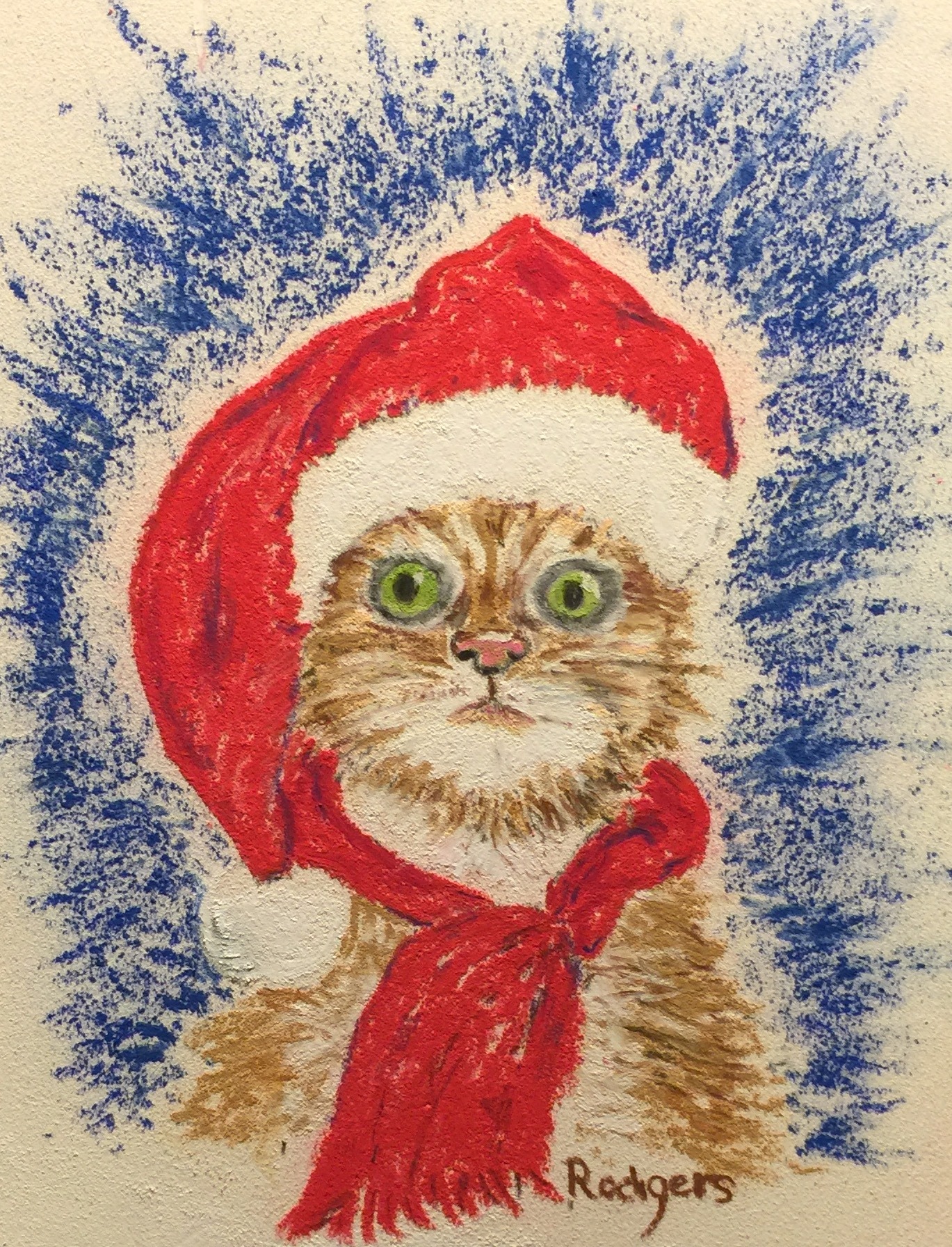 Holiday greeting card design 4