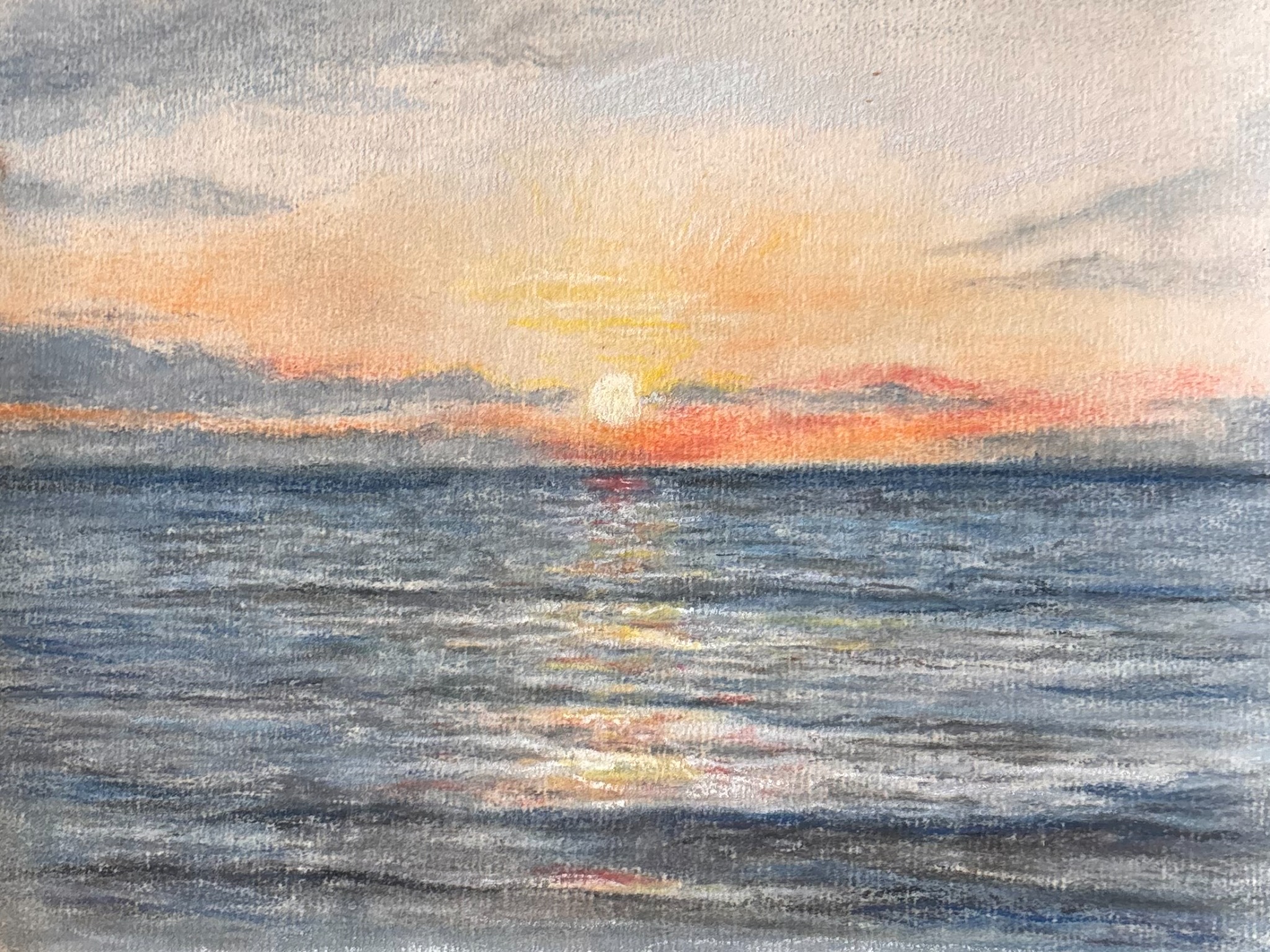 Painting Sea-Sunset